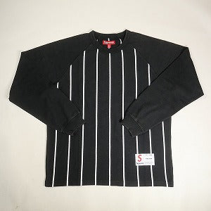 SUPREME シュプリーム 24AW Stripe Raglan L/S Top Black ロンT 黒 Size 【M】 【新古品・未使用品】 20808604