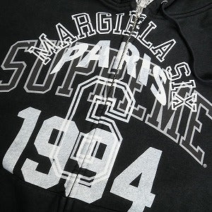 SUPREME シュプリーム ×MM6 Maison Margiela 24SS Zip Up Hooded Sweatshirt Black ジップパーカー 黒 Size 【S】 【新古品・未使用品】 20808607