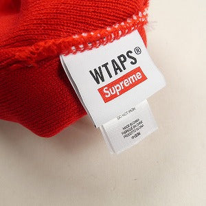 SUPREME シュプリーム ×WTAPS 21AW Beanie Red ビーニー 赤 Size 【フリー】 【新古品・未使用品】 20808632