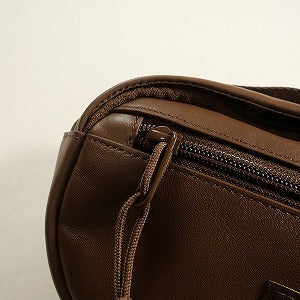 SUPREME シュプリーム 24AW Leather Waist Bag Brown ウエストバッグ 茶 Size 【フリー】 【新古品・未使用品】 20808643