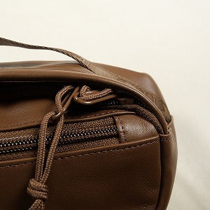 SUPREME シュプリーム 24AW Leather Waist Bag Brown ウエストバッグ 茶 Size 【フリー】 【新古品・未使用品】 20808643