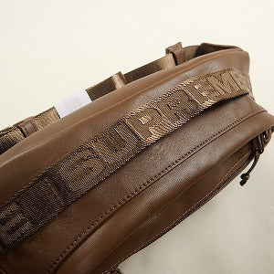 SUPREME シュプリーム 24AW Leather Waist Bag Brown ウエストバッグ 茶 Size 【フリー】 【新古品・未使用品】 20808643