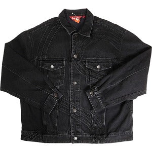 SUPREME シュプリーム 24SS S Logo Denim Trucker Jacket Black デニムジャケット 黒 Size 【L】 【新古品・未使用品】 20808652