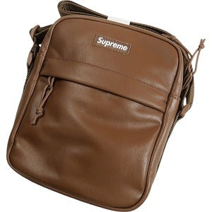 SUPREME シュプリーム 24AW Leather Shoulder Bag Brown ショルダーバッグ 茶 Size 【フリー】 【新古品・未使用品】 20808658