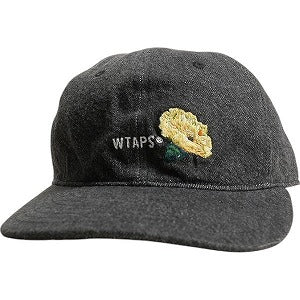 WTAPS ダブルタップス 24SS T-6M 03 CAP COTTON DENIM SIGNC BLACK デニムキャップ 黒 Size 【フリー】 【新古品・未使用品】 20808677