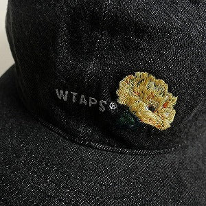 WTAPS ダブルタップス 24SS T-6M 03 CAP COTTON DENIM SIGNC BLACK デニムキャップ 黒 Size 【フリー】 【新古品・未使用品】 20808677