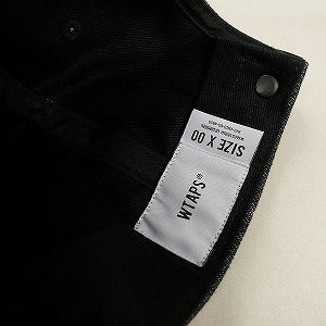 WTAPS ダブルタップス 24SS T-6M 03 CAP COTTON DENIM SIGNC BLACK デニムキャップ 黒 Size 【フリー】 【新古品・未使用品】 20808677