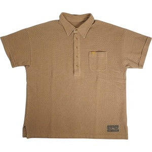 TENDERLOIN テンダーロイン MOSS STITCH POLO KAHKI ポロシャツ カーキ Size 【L】 【中古品-良い】 20808693