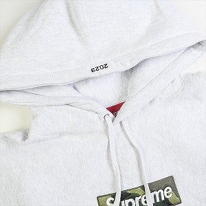 SUPREME シュプリーム 23AW Box Logo Hooded Sweatshirt Ash Grey ボックスロゴパーカー 薄灰 Size 【XL】 【新古品・未使用品】 20808739