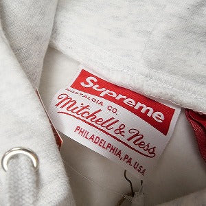 SUPREME シュプリーム ×Mitchell & Ness 24AW NCAA Hooded Sweatshirt Ash Grey スウェットパーカー 薄灰 Size 【XL】 【新古品・未使用品】 20808754