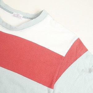 At Last ＆ Co アットラスト/BUTCHER PRODUCTS ブッチャープロダクツ WIDE BORDER TEE S-S Tシャツ 水色 Size 【38】 【中古品-良い】 20808758