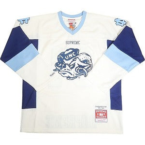 SUPREME シュプリーム ×Mitchell & Ness 24AW NCAA Hockey Jersey White ホッケージャージ 白 Size 【S】 【新古品・未使用品】 20808764