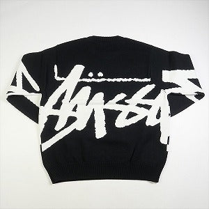 STUSSY ステューシー STOCK SWEATER BLACK ニット 黒 Size 【L】 【新古品・未使用品】 20808767