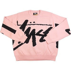 STUSSY ステューシー STOCK SWEATER PINK ニット ピンク Size 【L】 【新古品・未使用品】 20808768