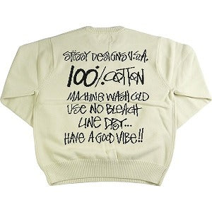 STUSSY ステューシー CARE LABEL SWEATER NATURAL セーター ナチュラル Size 【L】 【新古品・未使用品】 20808770