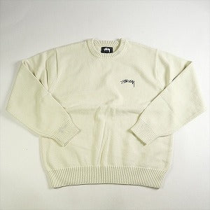 STUSSY ステューシー CARE LABEL SWEATER NATURAL セーター ナチュラル Size 【L】 【新古品・未使用品】 20808770