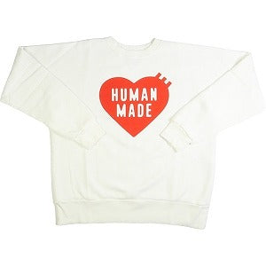 HUMAN MADE ヒューマンメイド 23AW SWEATSHIRT White HM26CS041 クルーネックスウェット 白 Size 【L】 【新古品・未使用品】 20808775