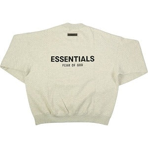 Fear of God フィアーオブゴッド Essentials Core Collection Crewneck Light oatmeal クルーネックスウェット 薄灰 Size 【XL】 【新古品・未使用品】 20808781