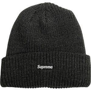 SUPREME シュプリーム 17AW Heather Loose Gauge Beanie Black ビーニー 黒 Size 【フリー】 【新古品・未使用品】 20808799