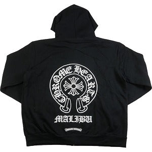 CHROME HEARTS クロム・ハーツ MALIBU HORSESHOE FULL ZIP HOODIE BLACK マリブ限定パーカー 黒 Size 【XL】 【新古品・未使用品】 20808845