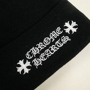 CHROME HEARTS クロム・ハーツ WATCH CAP BLACK/WHITE ビーニー 黒 Size 【フリー】 【新古品・未使用品】 20808848