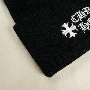 CHROME HEARTS クロム・ハーツ WATCH CAP BLACK/WHITE ビーニー 黒 Size 【フリー】 【新古品・未使用品】 20808848