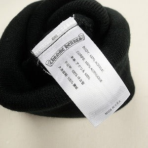 CHROME HEARTS クロム・ハーツ WATCH CAP BLACK/WHITE ビーニー 黒 Size 【フリー】 【新古品・未使用品】 20808848