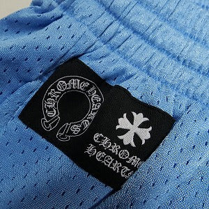 CHROME HEARTS クロム・ハーツ MESH VARSITY SHORTS CRLNA BLUE メッシュショーツ 水色 Size 【L】 【新古品・未使用品】 20808850