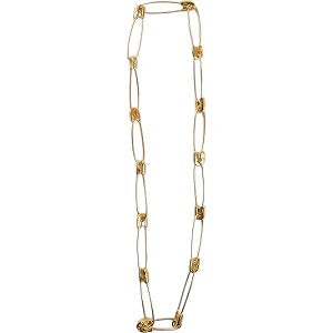 CHROME HEARTS クロム・ハーツ SAFETY PIN NECKLACE L13 GOLD ネックレス 金 Size 【フリー】 【新古品・未使用品】 20808856