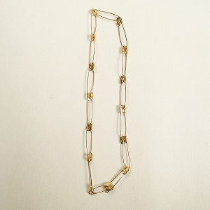 CHROME HEARTS クロム・ハーツ SAFETY PIN NECKLACE L13 GOLD ネックレス 金 Size 【フリー】 【新古品・未使用品】 20808856