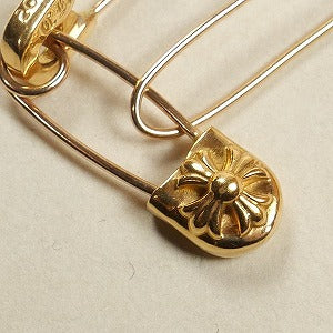 CHROME HEARTS クロム・ハーツ SAFETY PIN NECKLACE L13 GOLD ネックレス 金 Size 【フリー】 【新古品・未使用品】 20808856