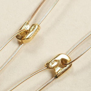 CHROME HEARTS クロム・ハーツ SAFETY PIN NECKLACE L13 GOLD ネックレス 金 Size 【フリー】 【新古品・未使用品】 20808856