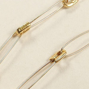 CHROME HEARTS クロム・ハーツ SAFETY PIN NECKLACE L13 GOLD ネックレス 金 Size 【フリー】 【新古品・未使用品】 20808856