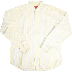 SUPREME シュプリーム 19SS Oxford Shirt Yellow Stripe 長袖シャツ 黄 Size 【L】 【中古品-良い】 20808873