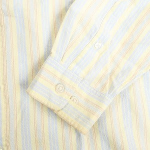 SUPREME シュプリーム 19SS Oxford Shirt Yellow Stripe 長袖シャツ 黄 Size 【L】 【中古品-良い】 20808873