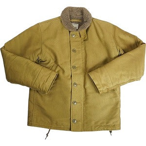 At Last ＆ Co アットラスト/BUTCHER PRODUCTS ブッチャープロダクツ N-1 DECK JKT デッキジャケット カーキ Size 【38】 【中古品-良い】 20808969