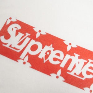 SUPREME シュプリーム ×Louis Vuitton 17AW Box Logo Tee White BOXロゴTシャツ 白 Size 【L】 【中古品-良い】 20809023