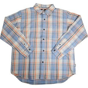 STUSSY ステューシー 24AW DAN WASHED COTTON PLAID SHIRT BLUE 長袖シャツ 青 Size 【M】 【新古品・未使用品】 20809026