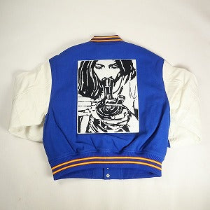 SUPREME シュプリーム ×HYSTERIC GLAMOUR 24AW Varsity Jacket Blue スタジャン 青 Size 【M】 【新古品・未使用品】 20809066