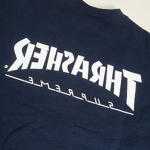 SUPREME シュプリーム ×Thrasher 24AW Crewneck Navy クルーネックスウェット 紺 Size 【M】 【新古品・未使用品】 20809087