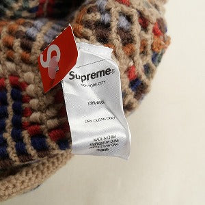 SUPREME シュプリーム 24AW Yarn Applique Beanie Tan ビーニー タン Size 【フリー】 【新古品・未使用品】 20809100