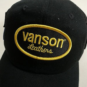 SUPREME シュプリーム ×HYSTERIC GLAMOUR×VANSON 24AW Leathers Mesh Back 6-Panel Black メッシュキャップ 黒 Size 【フリー】 【新古品・未使用品】 20809102