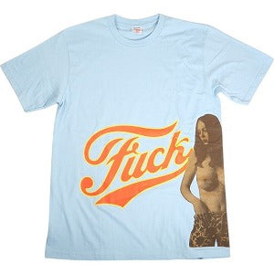 SUPREME シュプリーム ×HYSTERIC GLAMOUR 24AW Fuck Tee Powder Blue Tシャツ 水色 Size 【M】 【新古品・未使用品】 20809105