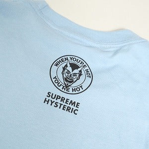 SUPREME シュプリーム ×HYSTERIC GLAMOUR 24AW Fuck Tee Powder Blue Tシャツ 水色 Size 【M】 【新古品・未使用品】 20809105