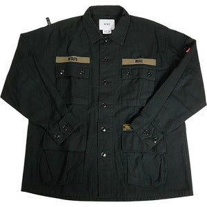 WTAPS ダブルタップス 17AW JUNGLE LS 01 BLACK 長袖シャツ 黒 Size 【2】 【中古品-良い】 20809107