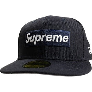 SUPREME シュプリーム 20AW World Famous Box Logo New Era Navy キャップ 紺 Size 【7　1/2(L)】 【中古品-良い】 20809111