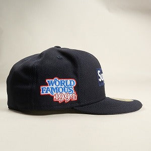 SUPREME シュプリーム 20AW World Famous Box Logo New Era Navy キャップ 紺 Size 【7　1/2(L)】 【中古品-良い】 20809111