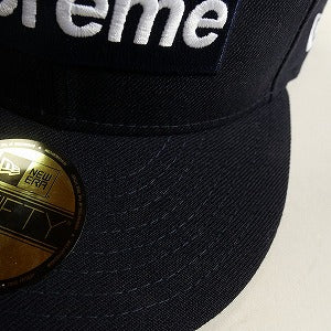 SUPREME シュプリーム 20AW World Famous Box Logo New Era Navy キャップ 紺 Size 【7　1/2(L)】 【中古品-良い】 20809111