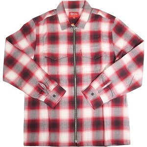 SUPREME シュプリーム 15AW Shadow Plaid Zip Front Shirt Magenta 長袖シャツ 紫 Size 【M】 【新古品・未使用品】 20809113