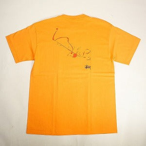 STUSSY ステューシー 90S Drip Technique Tee Orange Tシャツ オレンジ Size 【L】 【新古品・未使用品】 20809158